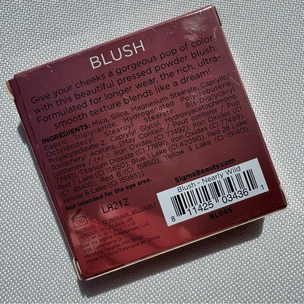 NWT Sigma Beauty Blush - Nearly Wild
